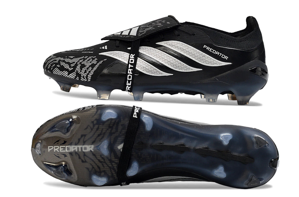 Chuteira Adidas Predator Tongue 26 Elite FG - Preto