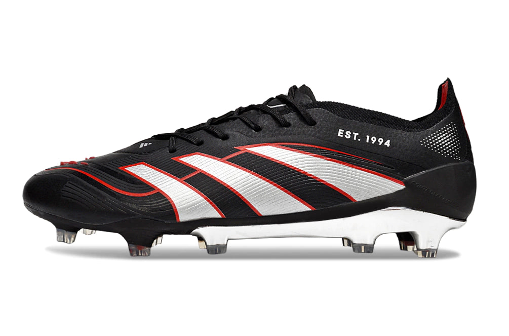 Chuteira Adidas Predator Elite 25 Campo FG - Preto/Branco