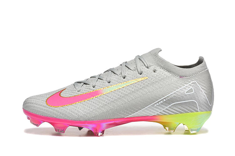 Chuteira Nike Air Zoom Mercurial Vapor 16 Elite FG - Cinza/Rosa