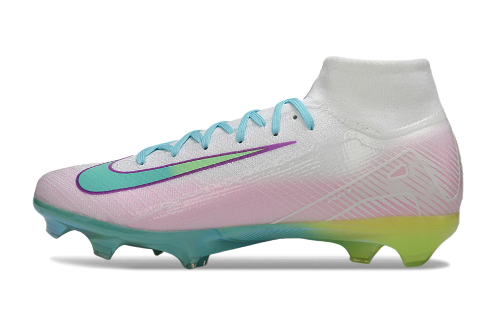 Chuteira Nike Air Zoom Mercurial Superfly 10 Elite Campo - Rosa
