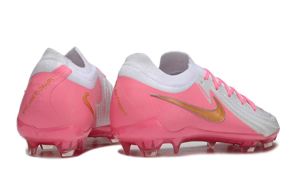 Chuteira Nike Phantom GX2 Elite Campo FG - Branco/Rosa