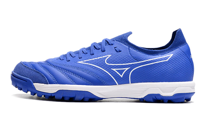 Chuteira Miuzno Morelia Neo Sala β Society - Azul/Branco