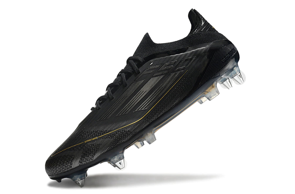Chuteira Adidas F50 Elite SG - Preto/Dourado
