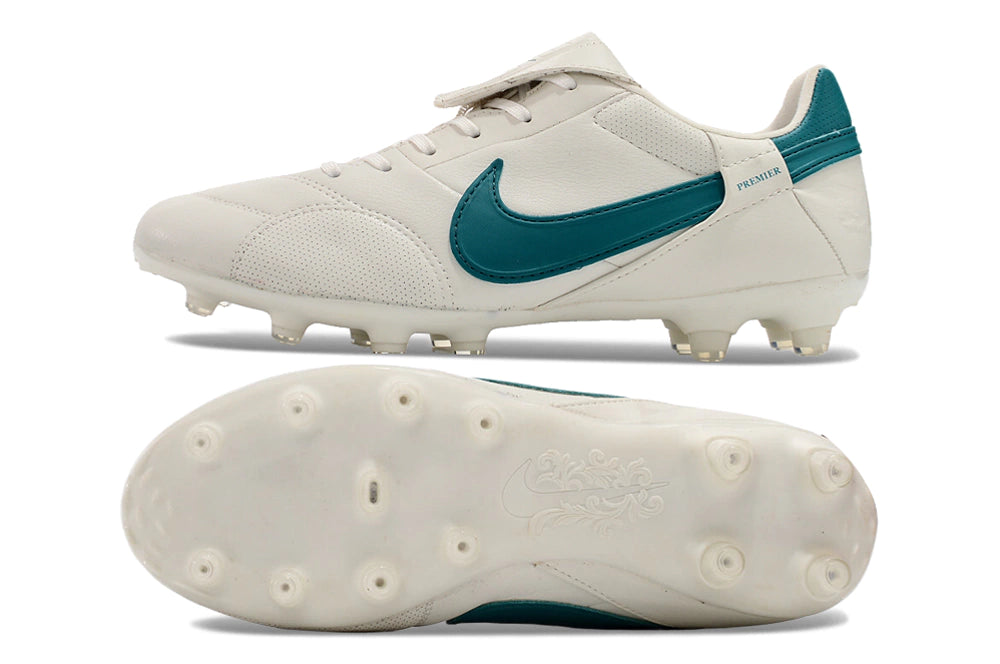 Chuteira Nike Premier 3 FG - Bege/Verde