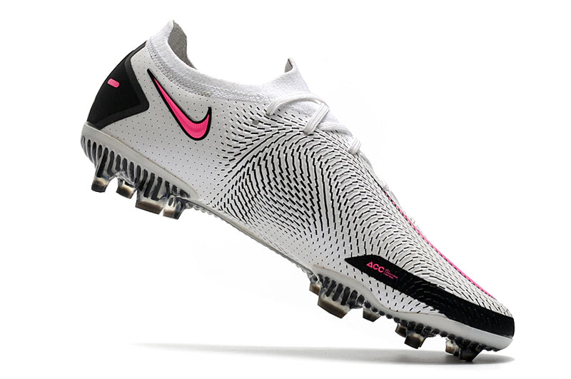 Chuteira Nike Campo Phantom GT 2 Elite FG - Branco/Rosa