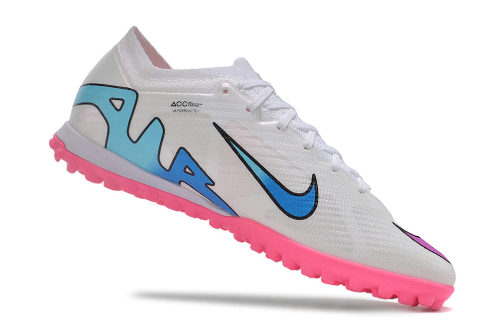 Chuteira Nike Mercurial Vapor 15 Elite Society - Branco/Rosa