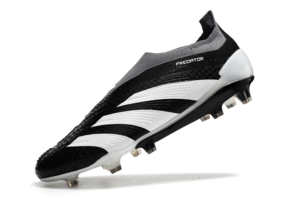 Chuteira Adidas Predstrike Elite Laceless Campo - Preto/Branco