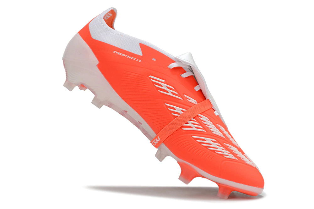 Chuteira Adidas Predstrike Elite Campo - Laranja/Branco