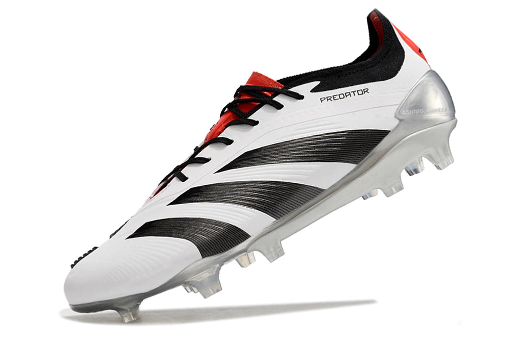 Chuteira Adidas Predator Elite Campo FG - Branco/Preto