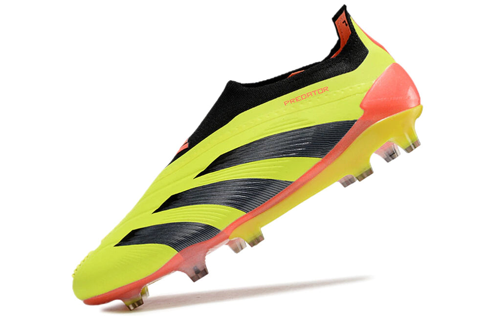 Chuteira Adidas Predstrike Elite Laceless Campo "Energy Citrus"