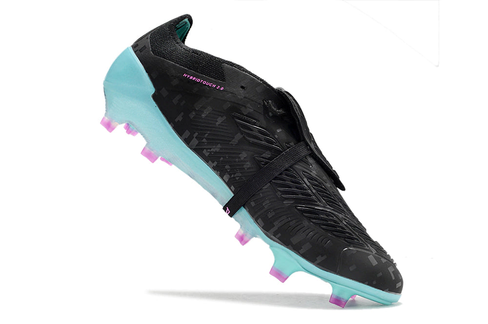 Chuteira Adidas Predstrike Elite Campo - Preto/Azul
