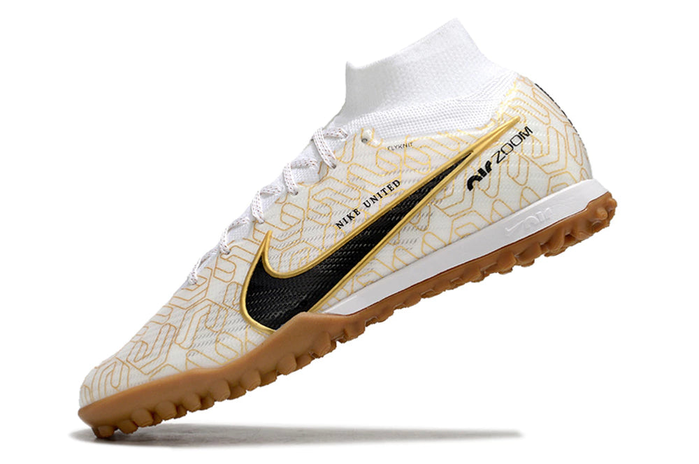Chuteira Nike Mercurial Superfly 9 Elite Society "United Golden"