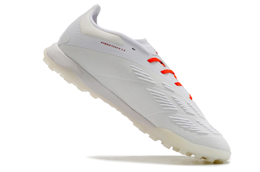 Chuteira Adidas Predator PredStrike Elite Society - Branco/Vermelho