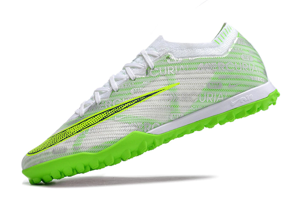 Chuteira Nike Mercurial Vapor 15 Elite Society - Branco/Verde