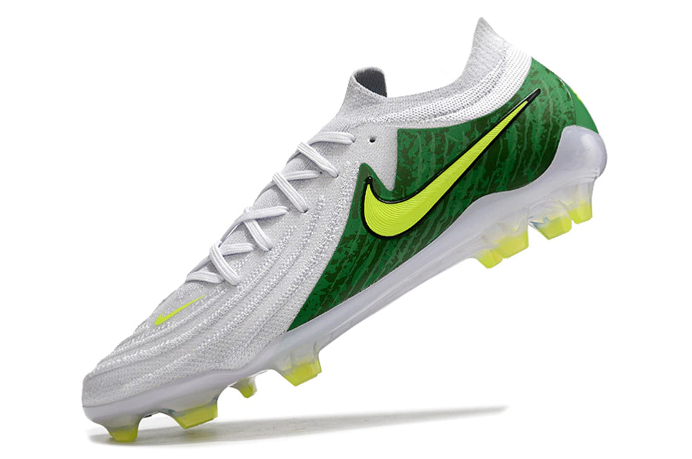 Chuteira Nike Campo Phantom GX2 Elite Campo FG - Branco/Verde