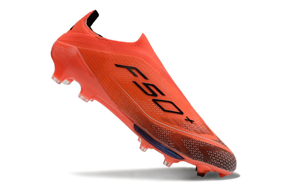 Chuteira Adidas F50+ Elite Campo - Preto/Vermelho