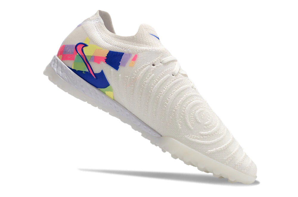 Chuteira Nike Phantom GX 2 Elite Society TF - Branco/Rosa
