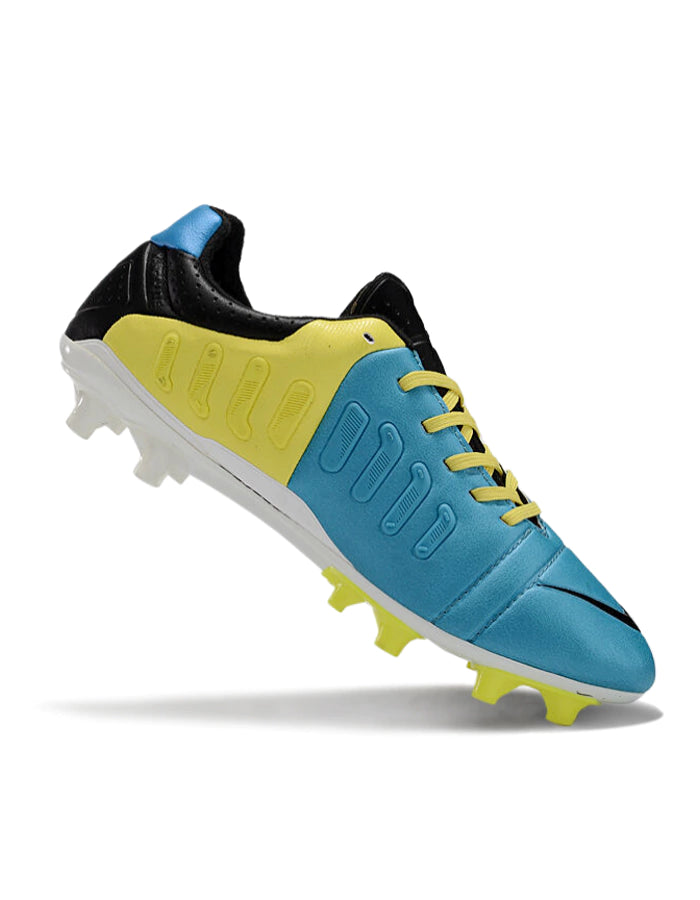Chuteira Nike Tiempo CTR360 Maestri 3 Campo FG - Preto/Verde/Azul