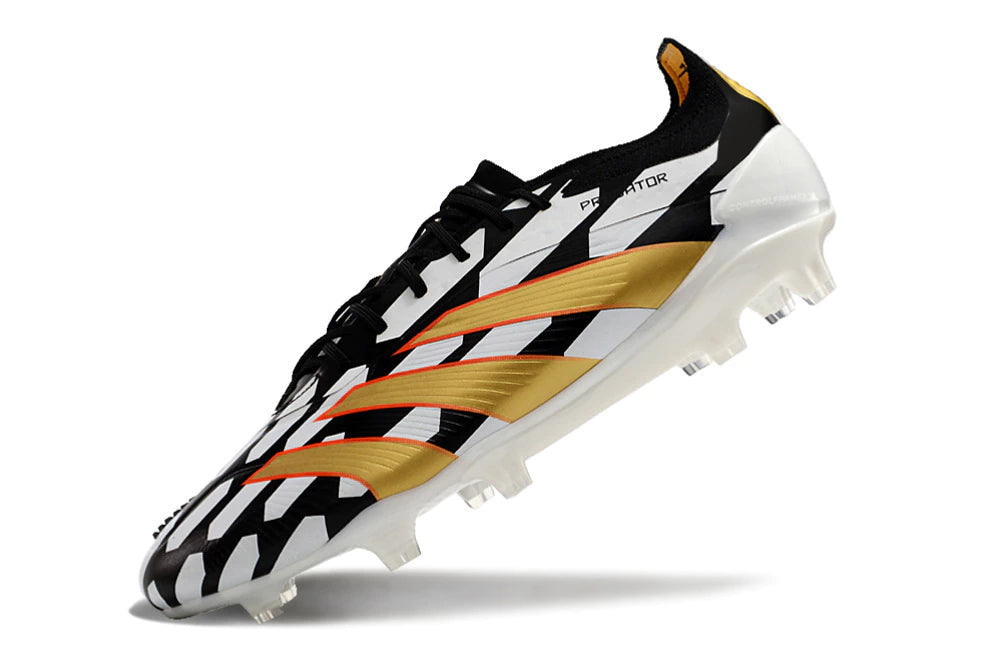 Chuteira Adidas Predator Elite Campo FG - Branco/Preto