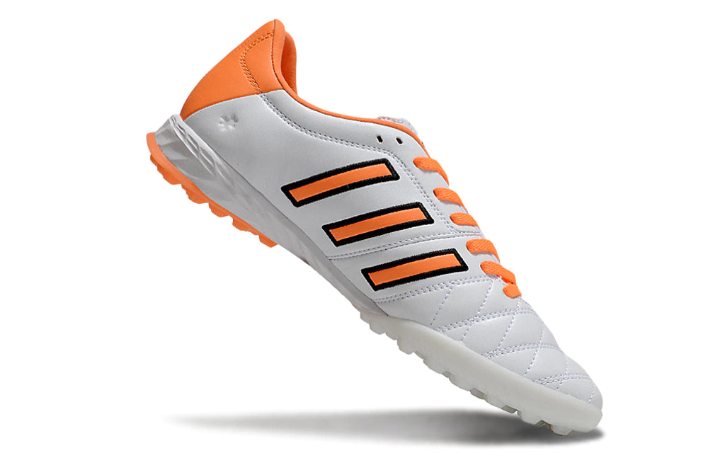 Chuteira Adidas Adipure 11 Pro Society TF - Branco/Laranja