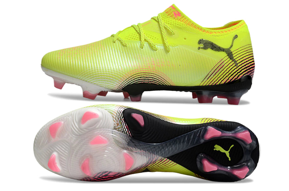 Chuteira Puma Future 8 Ultimate Low Campo FG - Verde/Preto/Branco