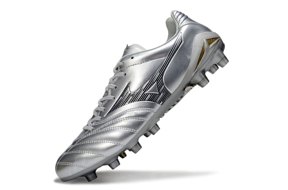 Chuteira Mizuno Morelia Neo 4 Campo - Prata