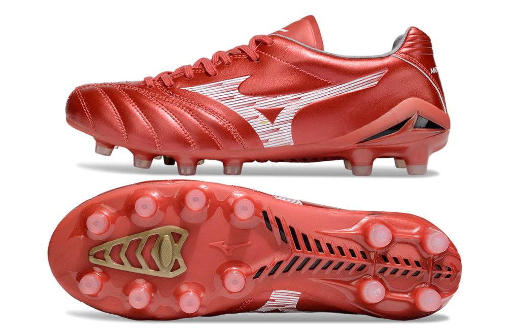 Chuteira Mizuno Morelia Neo 4 Campo - Vermelho