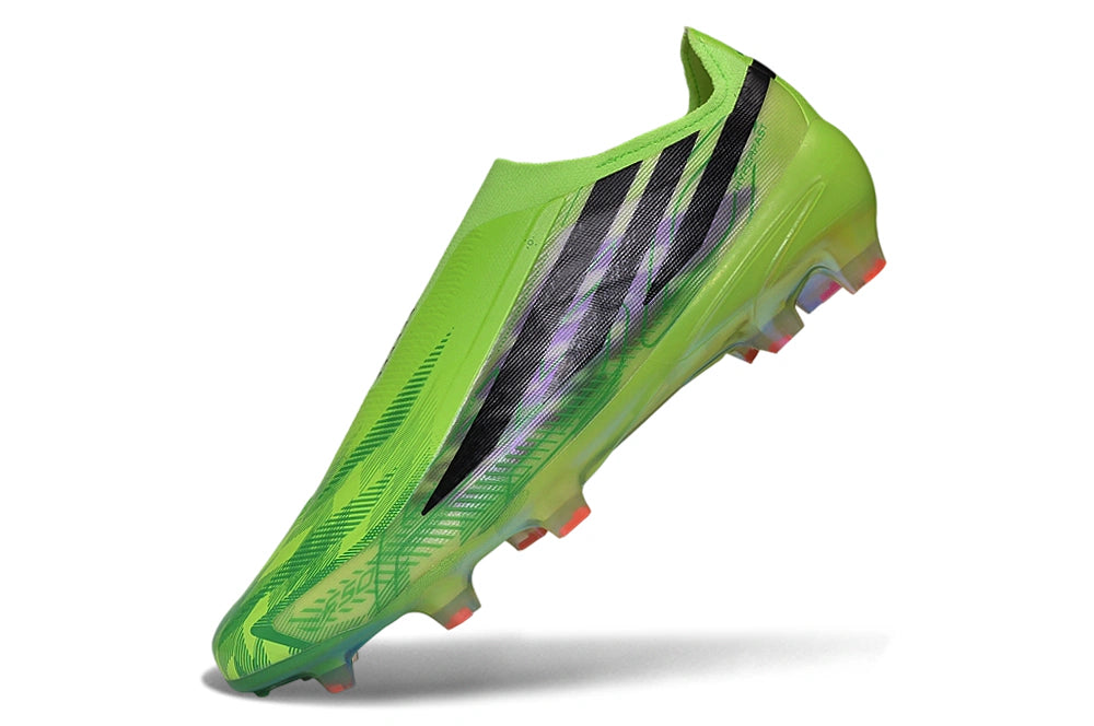 Chuteira Adidas F50 Hyperfast Laceless FG - Verde