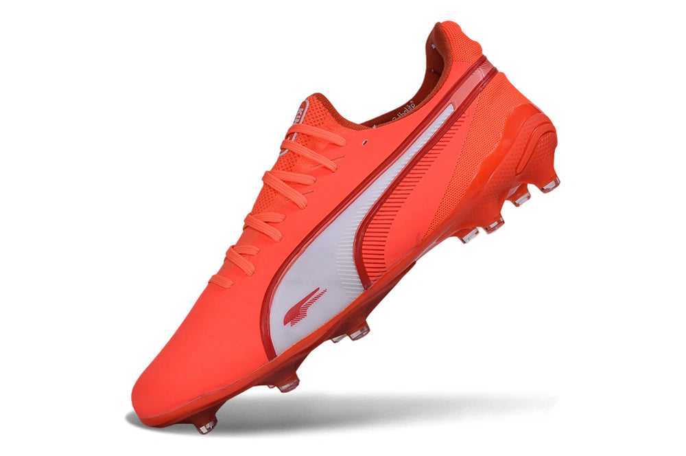 Chuteira Puma King Ultimate X FG - Laranja