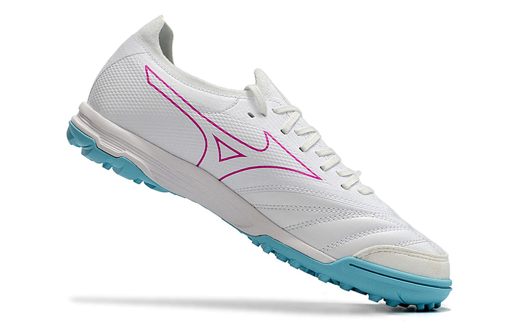 Chuteira Miuzno Morelia Neo Sala β Society - Branco/Rosa