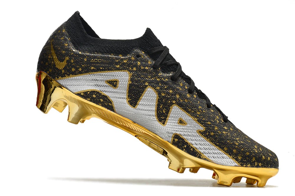 Chuteira Nike Air Zoom Mercurial Vapor 15 Elite FG - Preto/Branco