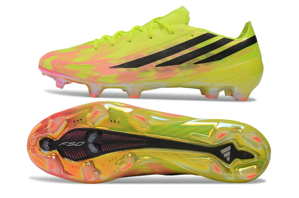 Chuteira Adidas F50 Hyperfast FG - Verde