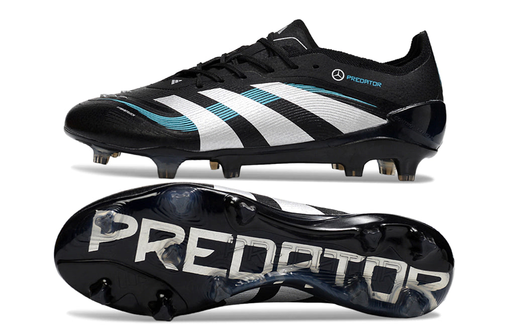 Chuteira Adidas Predator Elite 25 Campo FG - Preto/Branco