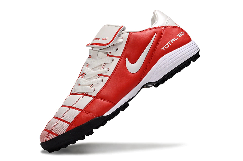 Chuteira Nike Total 90 Society - Vermelho/Branco