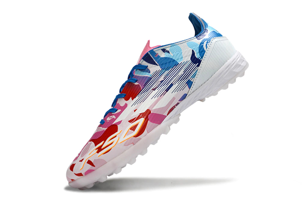 Chuteira Adidas X F50 Pro Society - Branco/Rosa