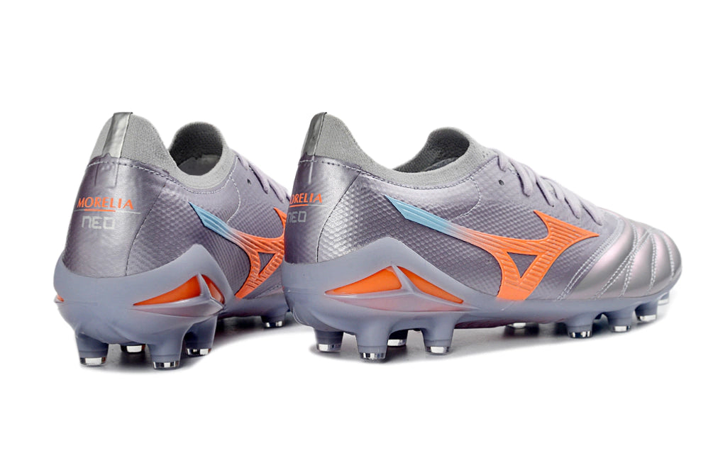 Chuteira Mizuno Morelia Neo 4 Campo - Cinza