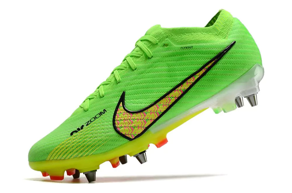 Chuteira Nike Air Zoom Mercurial Vapor 15 Elite SG - Verde/Amarelo