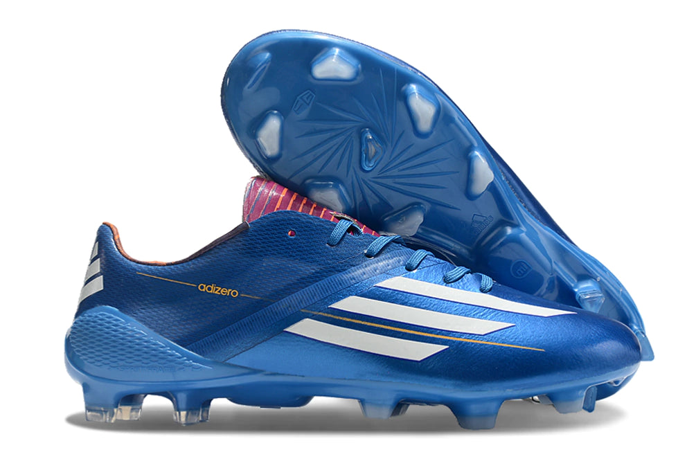Chuteira Adidas F50 X Campo - Azul/Branco