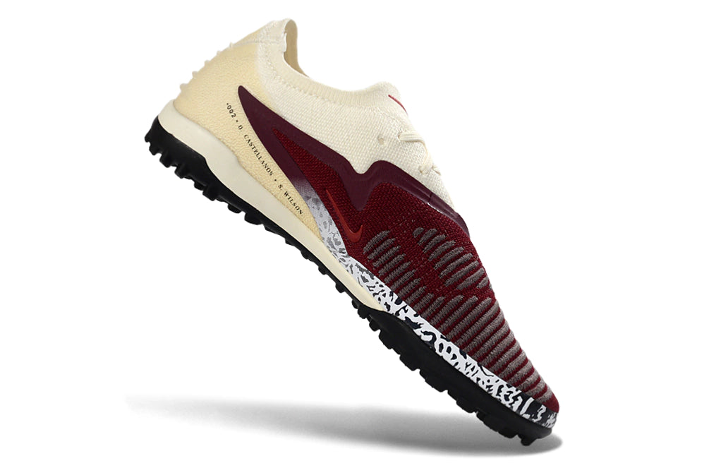 Chuteira Nike Phantom 6 Elite Society TF - Vermelho/Branco