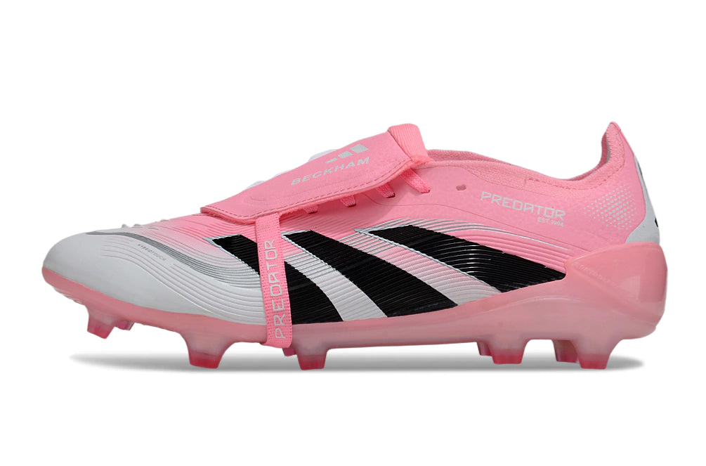 Chuteira Adidas Predator Elite Tongue 25 Campo FG - Rosa