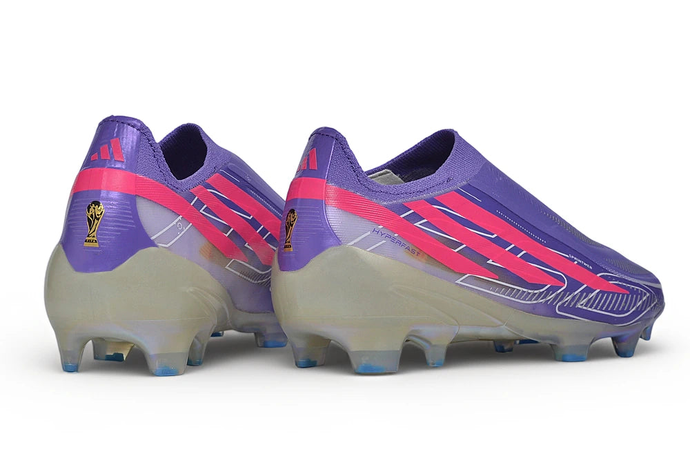 Chuteira Adidas F50 Hyperfast Laceless FG - Roxo