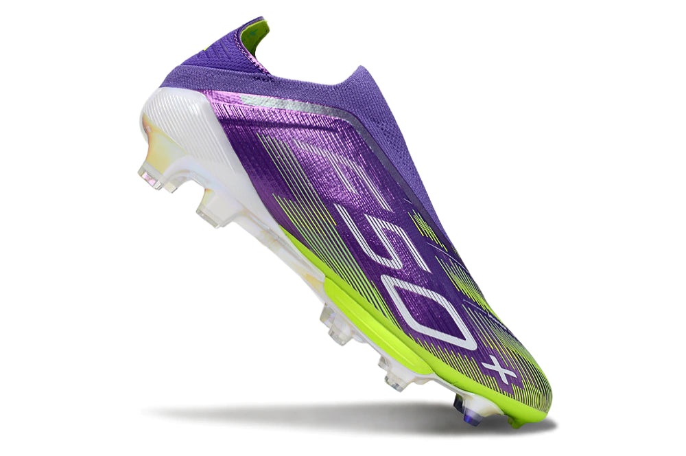 Chuteira Adidas F50+ Elite Campo - Roxo/Verde