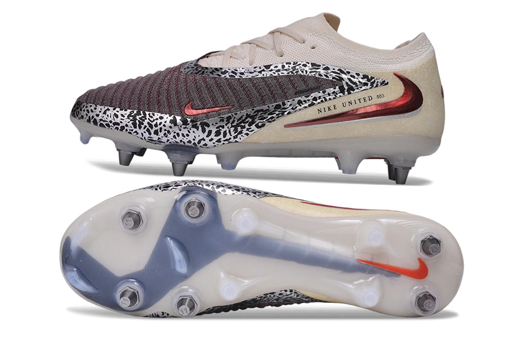 Chuteira Nike Phantom 6 Elite SG - Vermelho/Branco