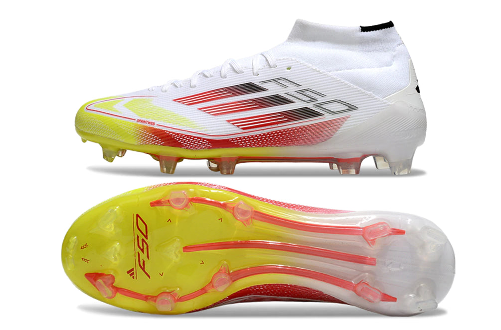 Chuteira Adidas F50 Elite Mid Campo "Pure Victory"