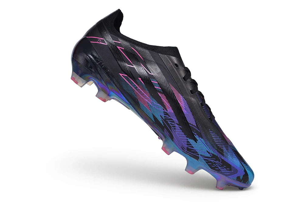 Chuteira Adidas F50 Hyperfast Eltie FG - Preto/Roxo