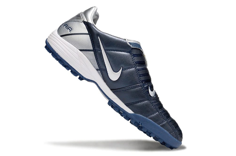 Chuteira Nike Total 90 Society - Prata/Azul