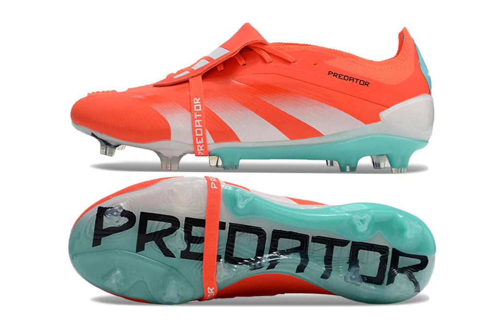 Chuteira Adidas Predstrike Elite Campo - Vermelho/Branco