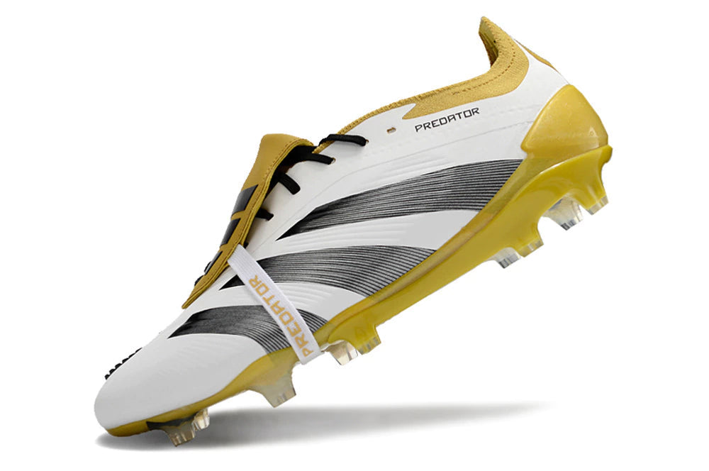 Chuteira Adidas Predstrike Elite Campo - Branco/Preto