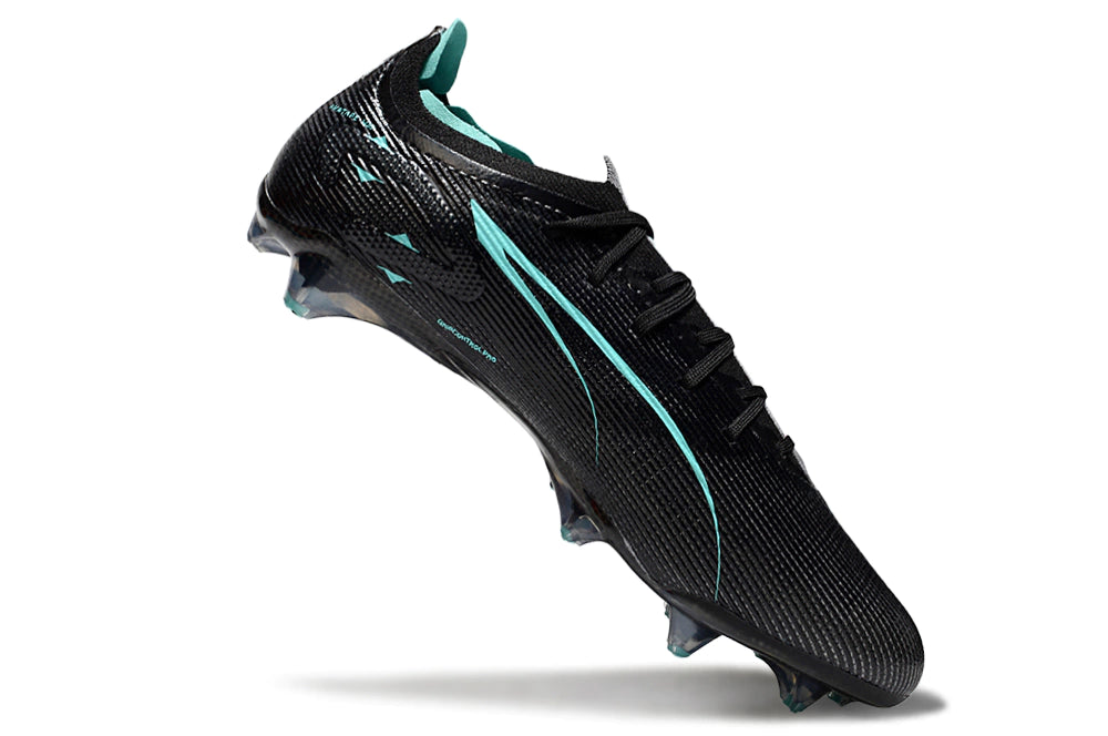 Chuteira Puma Ultra 5 Carbon FG - Preto/Azul