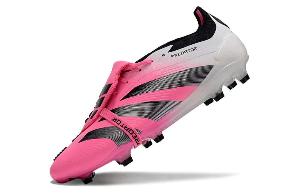Chuteira Adidas Predstrike Elite Campo - Branco/Rosa